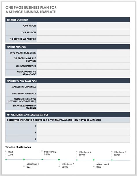 business plan template .